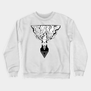 dead deer abstract Crewneck Sweatshirt